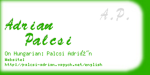 adrian palcsi business card
